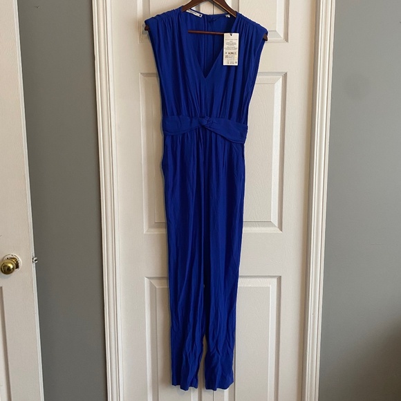 NWT Scotch & Soda Royal Blue Jumpsuit - Picture 2 of 9